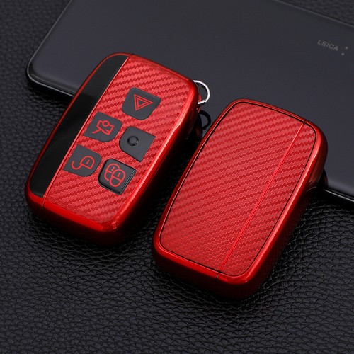TPU Remote Key Shell Fob Cover For Jaguar XE XF XFL XJ F-PACE F-TYPE 2013-2019 - Picture 9 of 15
