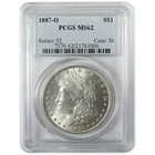 1887 O Morgan Silver Dollar MS 62 PCGS Uncirculated $1 Coin SKU:CP926
