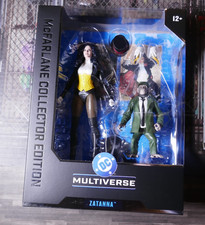 MCFARLANE DC UNIVERSE COLLECTORS EDITION ZATANNA AND DETECTIVE CHIMP FIGURE