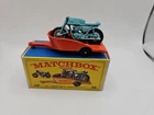 Lesney Matchbox Honda Motorcycle And Trailer  No 38 E4 Box Blue Orange England