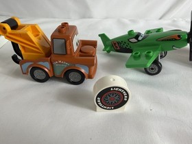 Duplo Pixar Cars Lightning McQueen Mater And Plane Plus More