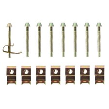 8 PCS Sink Clips Top Mount Brackets Sinks Mounting Kit Heavy Duty Support