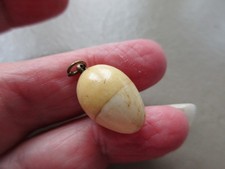 ANTIQUE VINTAGE VICTORIAN OPENING EASTER EGG KEEPSAKE LOCKET FOB CHARM PENDANT