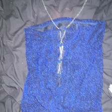 SHEIN Blue Glitter Strapless Bustier Corset Top, Women s Size S Regular