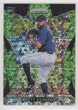 2019 Panini Prizm Tier III Lime Green Donut Circle 71/199 Brett Kennedy #215 0d2