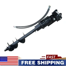 7.87 in Diameter Auger Drill Fits attachment for 0.8-1.4 Ton Mini Excavator