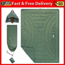 iClimb 3M Thinsulate Insulation Warm Camping Blanket Ultralight Compact Green