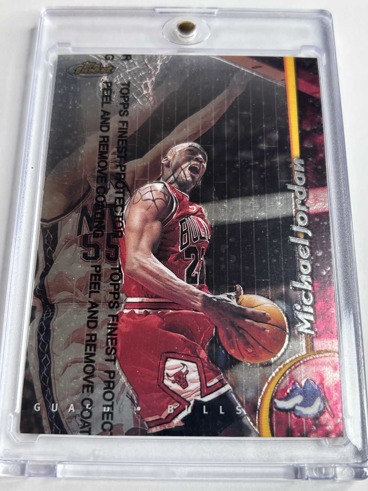 1998-99 Topps Finest - Michael Jordan #81 W/coating