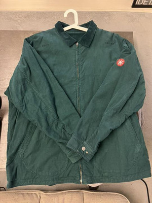 C.E CAVEMPT Reversible Corduroy Jacket Green Cotton Size-XL Used