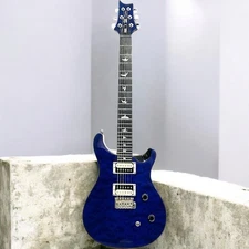 Paul Reed Smith PRS SE Custom 24 Blue Electric Guitar with Humbuckers