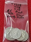 Picker's Delight $5 FV PROOF 90% SILVER MIXED DATE KENNEDY HALF DOLLARS #T2328