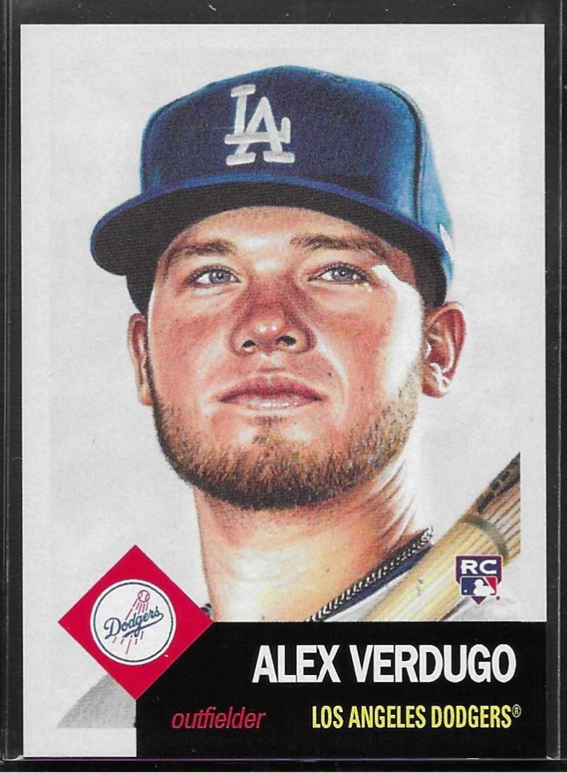 2018 TOPPS LIVING SET # 104 ALEX VERDUGO RC Rookie Los Angeles Dodgers 3911 PR c