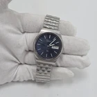 Vintage Seiko 8223-707A Quartz Day Date Blue Dial Mens Watch Japan New Battery