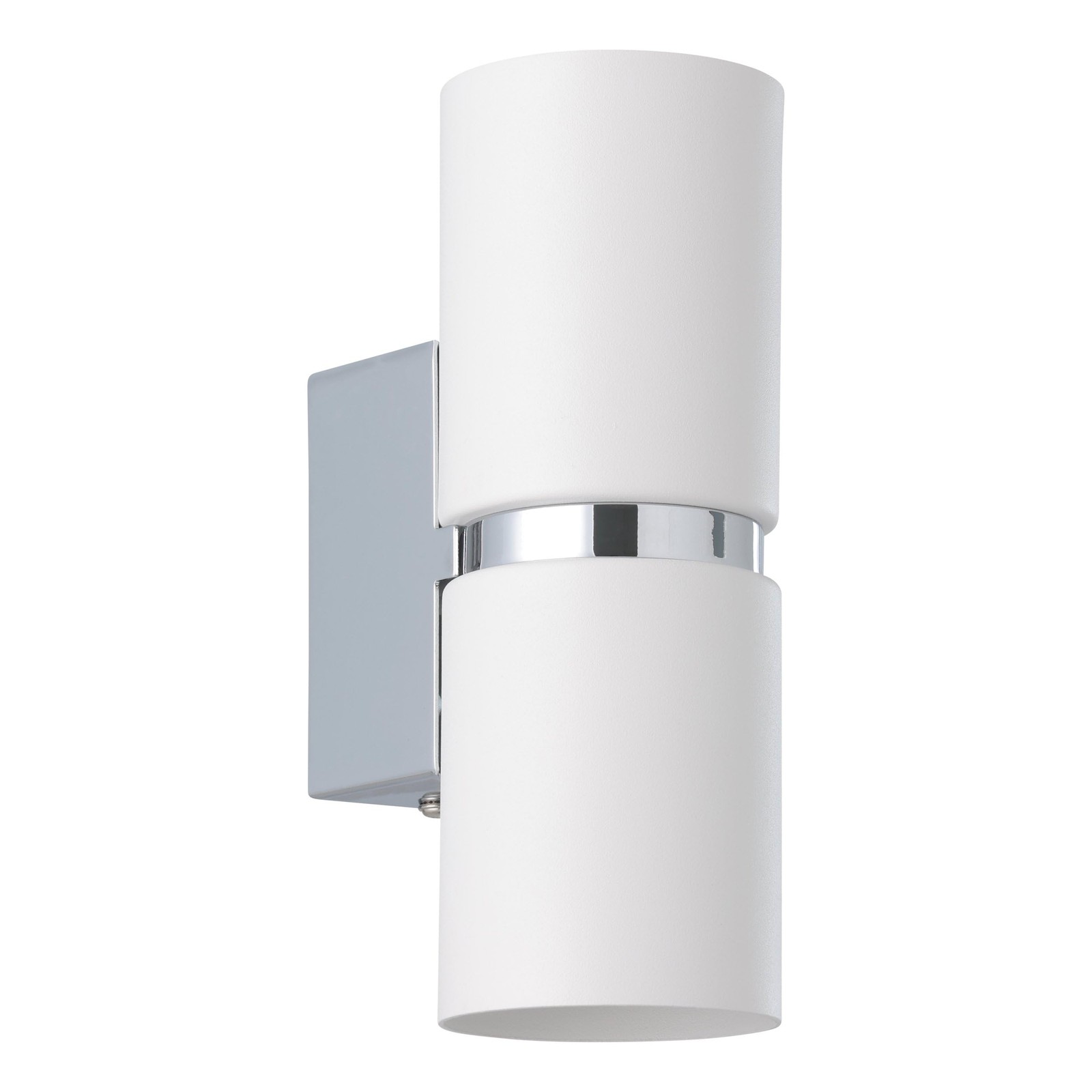 Applique murale Passa LED double faisceau noire et dorée en métal pour salon