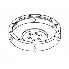 744779m91 Tractor Flywheel Without Ring Gear For Mf 2675 2705 41117221