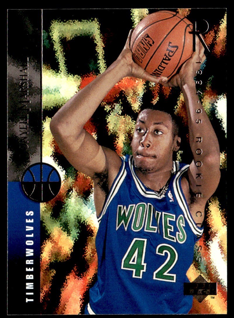 1994-95 Upper Deck Donyell Marshall Rookie Minnesota Timberwolves #163