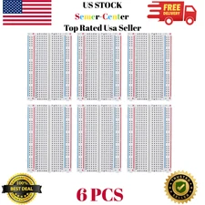 400 Point 6PCS Breadboard Kit Solderless Breadboards for Arduino Project Small 