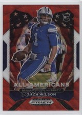 2021 Panini Prizm Draft Picks All-American Ruby Wave Prizm Zach Wilson #182 2r7