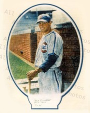 Phil Cavarretta Art (Signed Copy) Chicago Cubs Photo Print Poster Wall Art