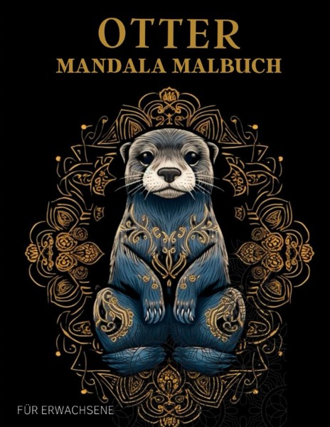 Otter Ausmalbuch Mandala FüR Erwachsene, Anti-Stress Malbuch, Geschenkidee-image
