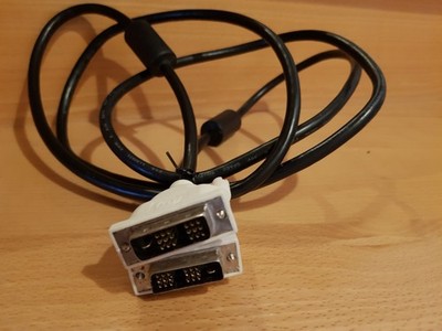 DVI-D Single Link Adapterkabel DVI zu DVI Kabel schwarz ca. 180 mm