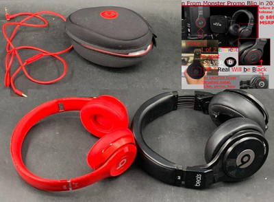 Monster   Beats DrDre DETOX Beats PRO    Rare PRODUCTᴿᴱᴰ SOLO3 +Detox Fake Guide