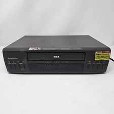 RCA VR525 4 Head VHS VCR Video Cassette Recorder Parts Repair Distorted Playback