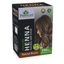 Plants Care Ayurvedic Henna Natural Hair Color Brown 240g