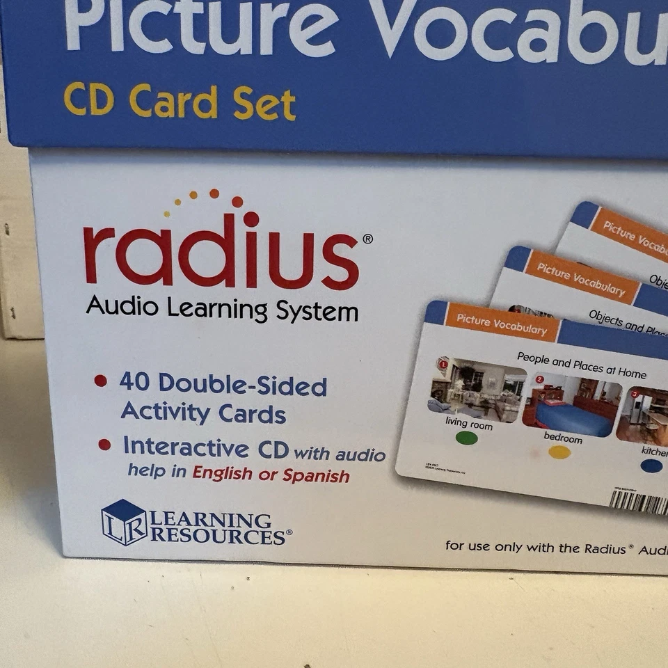 Radius Audio Learning System Picture Vocabulary CD Card Set ELL/ESL Gr 1+ - Image 4 of 4