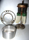 Coleman 285 Parts Air Mixer Burner, Burner Baseplate Heat Guard, and Tank Collar — photo 3