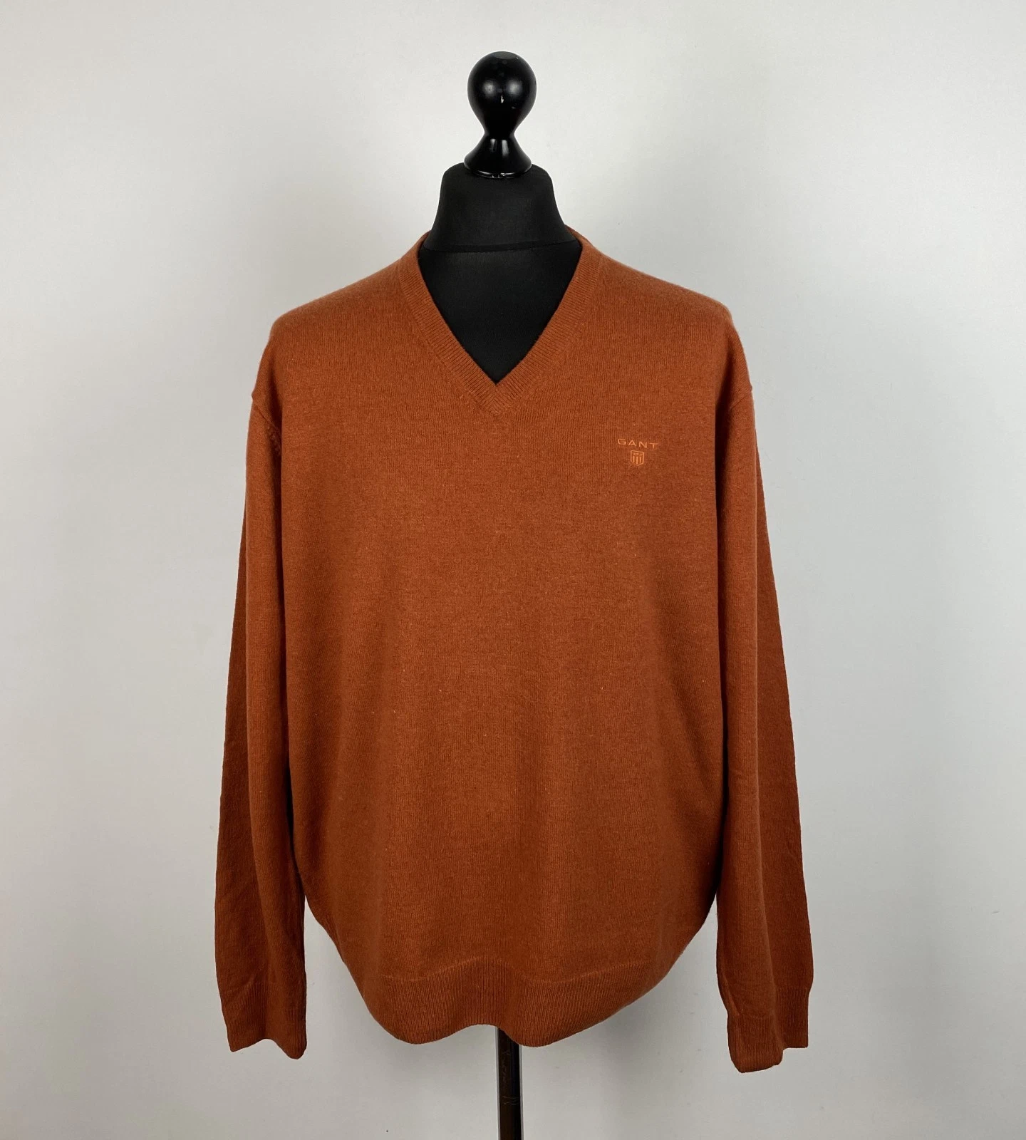 Gant Men's Pullover Jumper Sweater 100% Wool Size XL