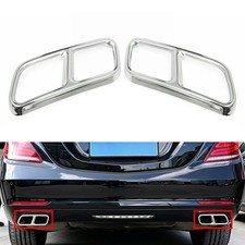 Für Mercedes Benz S R GL Klasse W221 hinteren Außen Abgasrohr Abdeckung Trims Für Mercedes Benz S R GL Klasse W221 hinteren Außen Abgasrohr Abdeckung Trims