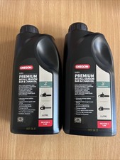 2 x Original Oregon Stab- & Kettenöl Premium Bio Ganzjahresöl 1L Kettensägenöl