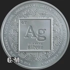 2019 Crypto Silver 1 oz. Silver Shield BU