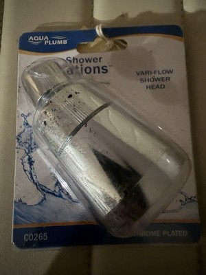 Aqua Plumb C0205 Select-A-Flow 2-Spray Style Shower Head 2-1/4'' Chrome Plated 