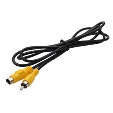 5 Ft 4 Pin S-Video TV To RCA Male Audio Video AV Converter Adapte Cable 1.5 m