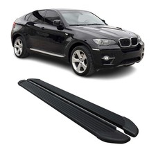 Trittbretter Seitenschweller für BMW X6 2008-2014 Aluminium Schwarz 2 tlg Trittbretter Seitenschweller für BMW X6 2008-2014 Aluminium Schwarz 2 tlg
