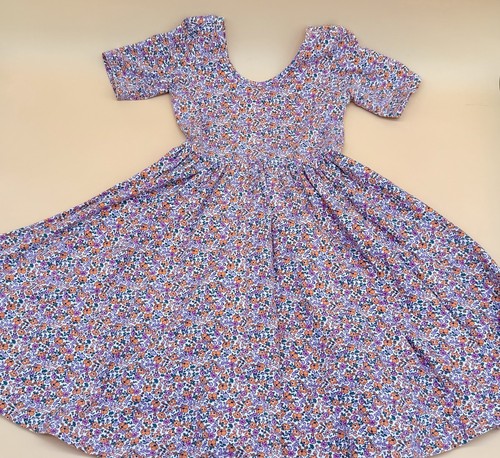 Alice + Ames Girls Short Sleeve Ballet Dress Prim Floral Size 7