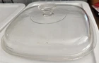 Pyrex A-12-C Vintage Square 10.5" Square Glass Dome Lid Replacement A12C Corning