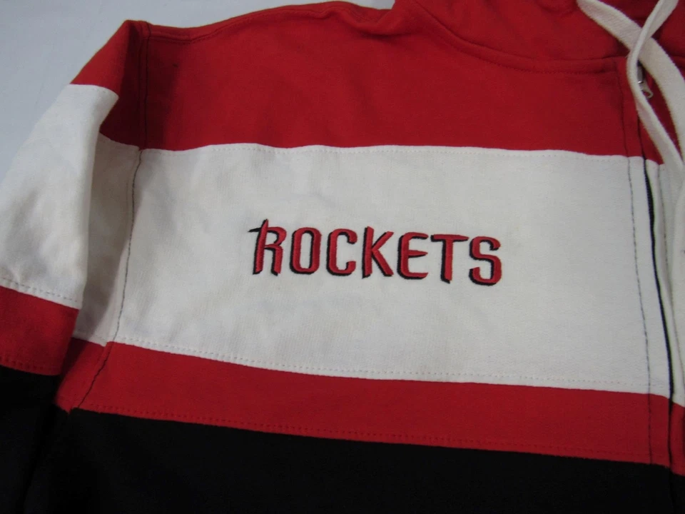 New Houston Rockets Mens Size 2XL 2XLarge Red Full Zip Hoodie Jacket - Image 4 of 4