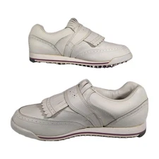 Vintage Etonic 8806 Kiltie Softspikes Women's Size 8 Golf Shoes White