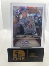 2025 Topps Tribute - Auto #37/75 - River Ryan - Dodgers