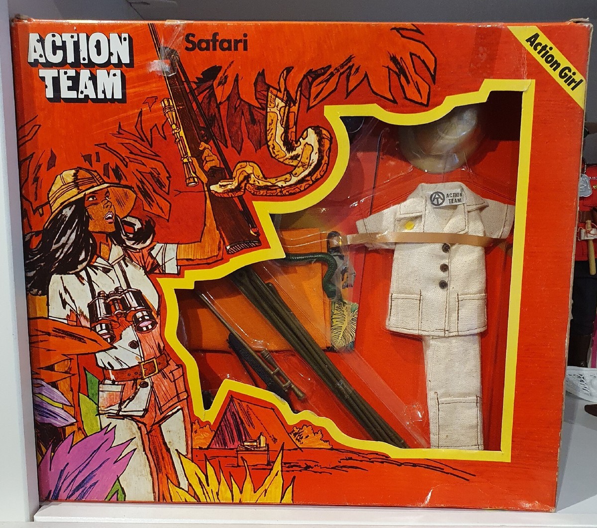 Gi Joe Vintage 1964/75 Action Team Hasbro Safari Set Rare