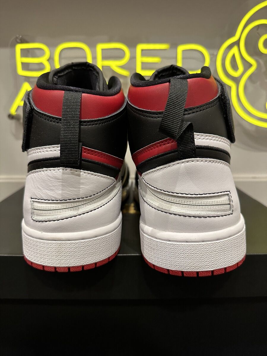 CQ3835-106 Nike Air Jordan 1 High FlyEase White Gym Red CQ3835-106 Nike Air Jordan 1 High FlyEase White Gym Red