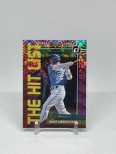 Whit Merrifield The Hit List 2022 Donruss THL-6 Pink Fireworks Parallel 