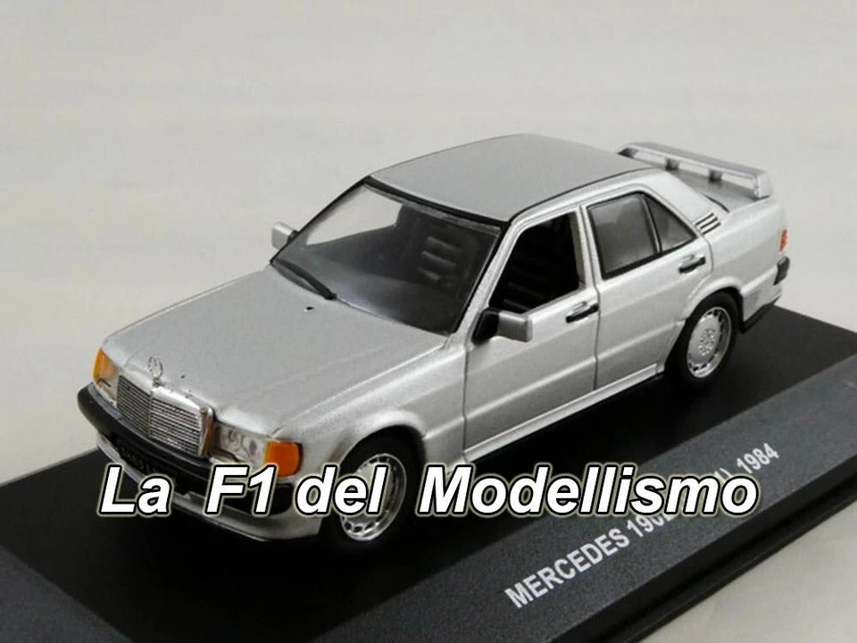 Solido Mercedes Benz 190E W201 silver 1984 1/43 S4302700 - Immagine 2 di 4