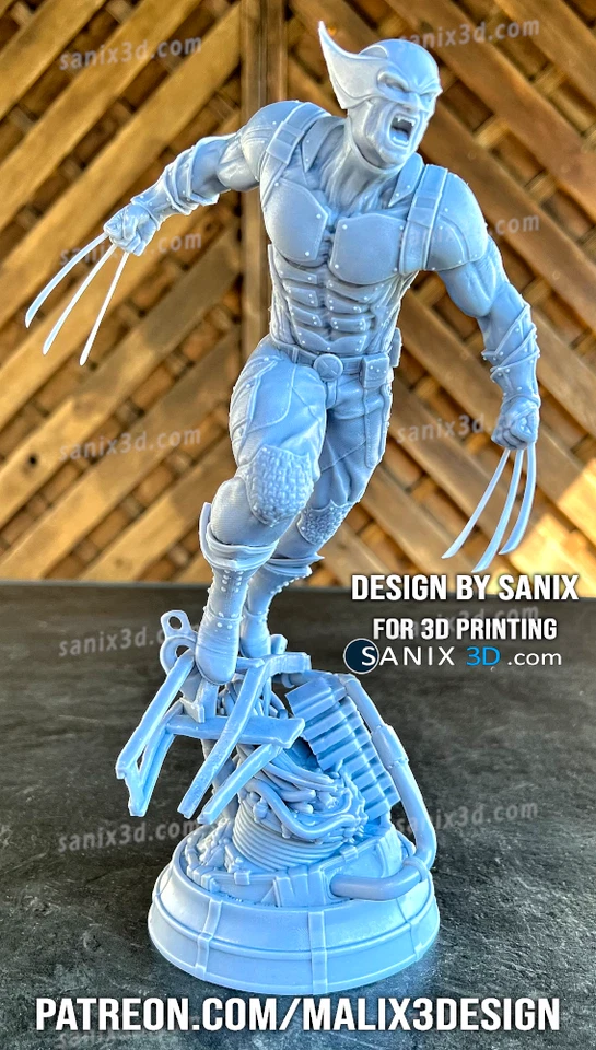 Wolverine resin scale model kit unpainted 3d print - Image 2 of 4