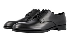 PRADA Leather Sole Derby Dress Suit Shoes - 2EB091 Black NEW