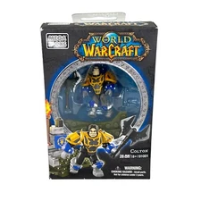 MEGA BLOKS World of Warcraft WOW Set 91001 Colton Figure Human Warrior
