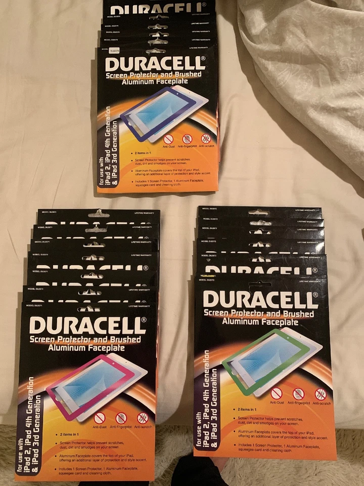 Duracell iPad 2 and iPad 3rd And 4th Generation Screen Protector, 20 Total Units Foto 4 de 4